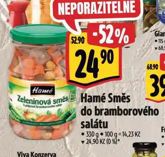 Albert Hamé směs do bramborového salátu nabídka