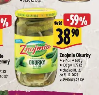 Albert Znojmia okurky nabídka