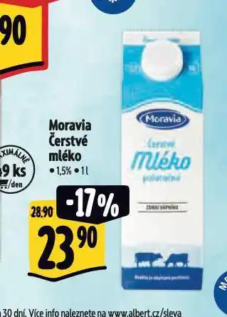 Albert Moravia čerstvé mléko nabídka