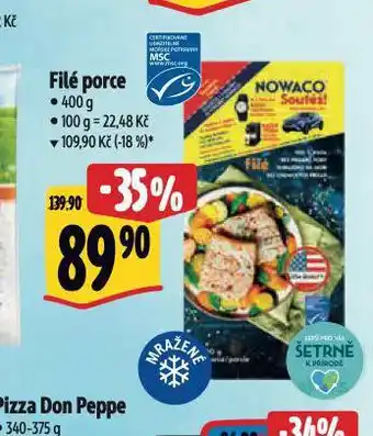 Albert Filé porce nabídka