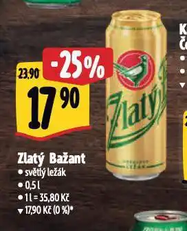 Albert Pivo zlatý bažant nabídka