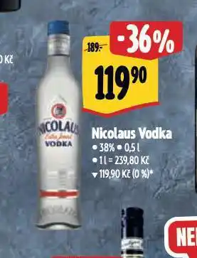 Albert Nicolaus vodka nabídka
