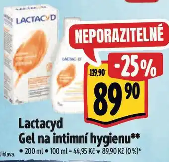 Albert Lactacyd gel na intimní hygienu nabídka