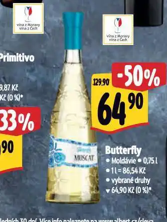 Albert Butterfly nabídka