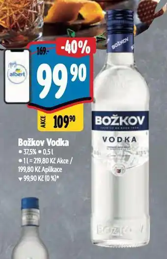 Albert Božkov vodka nabídka