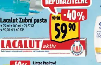 Albert Lacalut zubní pasta nabídka