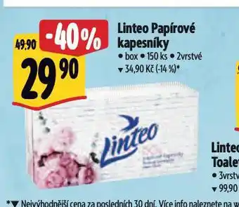 Albert Linteo papírové kapesníky nabídka