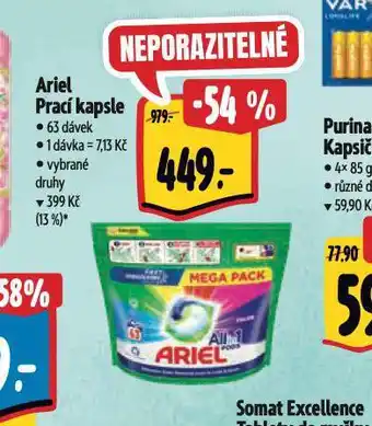 Albert Ariel prací kapsle nabídka