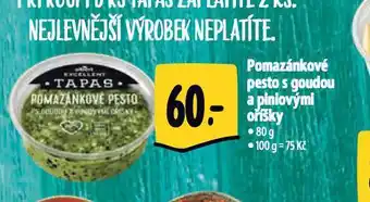 Albert Pomazánkové pesto s goudou a piniovými oříšky nabídka