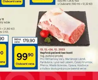 Tesco Vepřová pečeně bez kosti nabídka