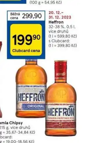 Tesco Heffron nabídka