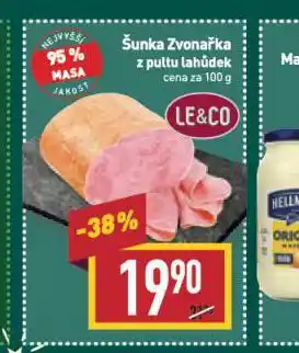 Billa Šunka zvonařka nabídka