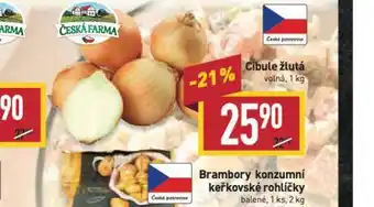 Billa Cibule žlutá nabídka