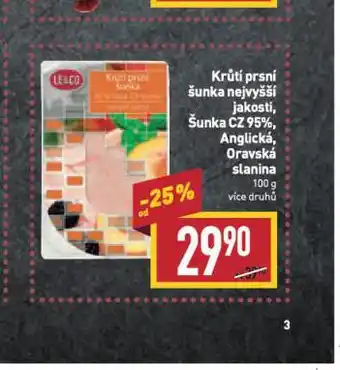 Billa Oravská slanina nabídka