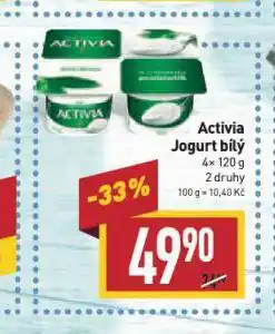 Billa Activia jogurt bílý nabídka