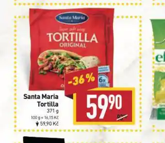 Billa Santa maria tortilla nabídka