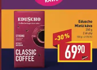 Billa Eduscho mletá káva nabídka