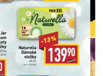 Billa Naturella dámské vložky nabídka