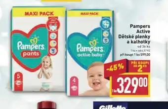 Billa Pampers dětské plenky nabídka