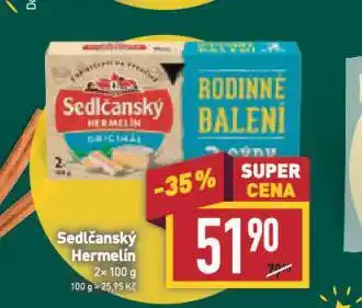 Billa Sedlčanský hermelín nabídka