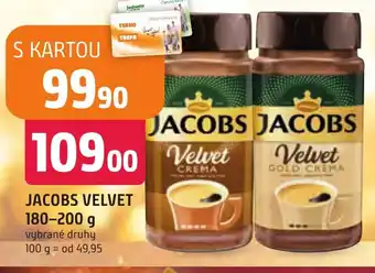 Trefa JACOBS VELVET 180-200 g nabídka