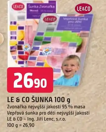 Trefa LE & CO ŠUNKA 100 g nabídka