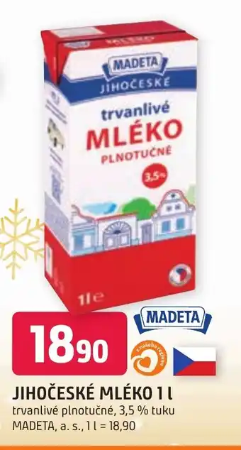 Trefa JIHOČESKÉ MLÉKO 1L nabídka