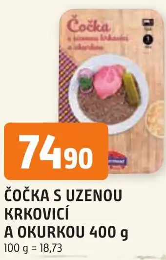 Trefa ČOČKA S UZENOU KRKOVICÍ A OKURKOU 400 g nabídka
