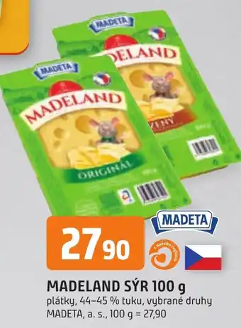 Trefa MADELAND SÝR 100 g nabídka