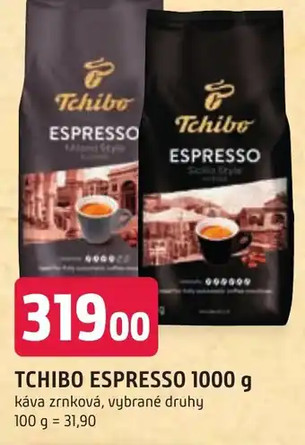 Trefa TCHIBO ESPRESSO 1000 g nabídka