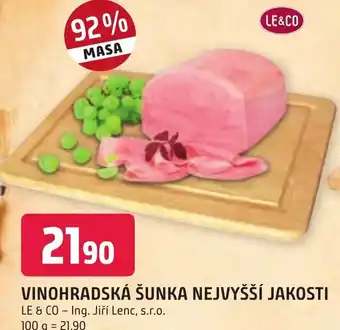 Trefa VINOHRADSKÁ ŠUNKA NEJVYŠŠÍ JAKOSTI nabídka