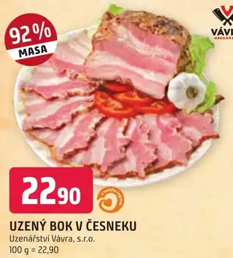 Trefa UZENÝ BOK V ČESNEKU nabídka