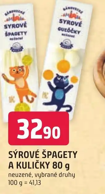 Trefa SÝROVÉ ŠPAGETY A KULIČKY 80 g nabídka
