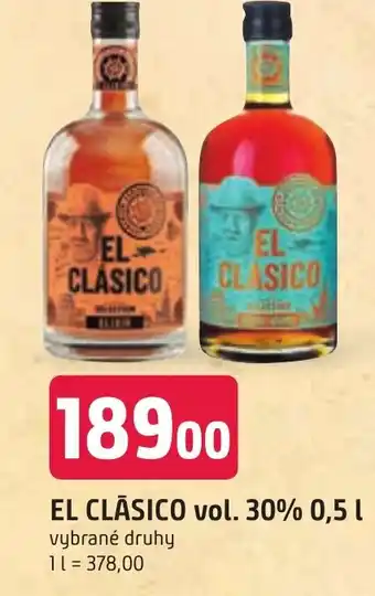Trefa EL CLASICO vol. 30% 0,5L nabídka