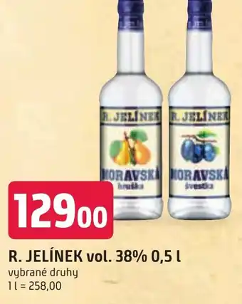 Trefa R. JELÍNEK vol. 38% 0,5L nabídka