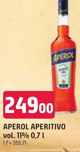 Trefa APEROL APERITIVO vol. 11% 0,7 L nabídka