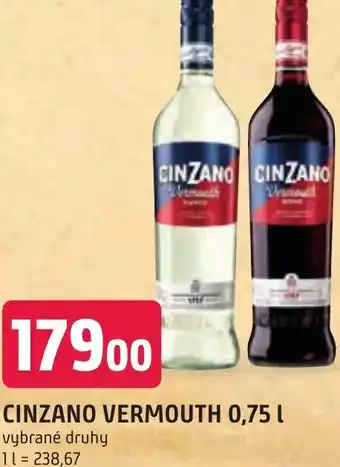 CINZANO VERMOUTH 0,75 L
