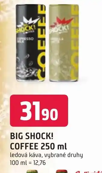 Trefa BIG SHOCK! COFFEE 250 ml nabídka