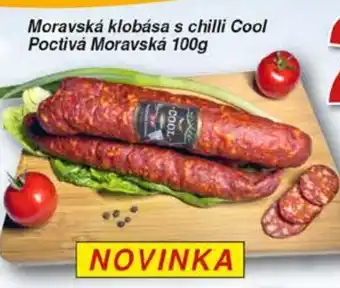 Hruška Moravská klobása s chilli Cool Poctivá Moravská 100g nabídka