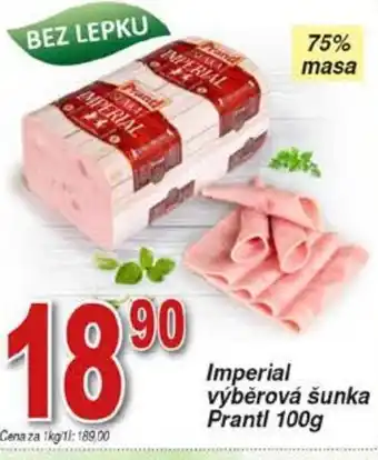 Hruška Imperial výběrová šunka Prantl 100g nabídka