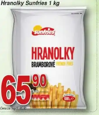 Hruška Hranolky Sunfries 1 kg nabídka