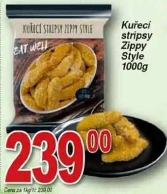 Hruška Kuřecí stripsy Zippy Style 1000g nabídka