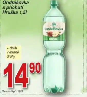 Hruška Ondrášovka s příchutí Hruška 1,5L nabídka
