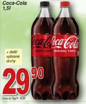 Hruška Coca-Cola 1,5L nabídka