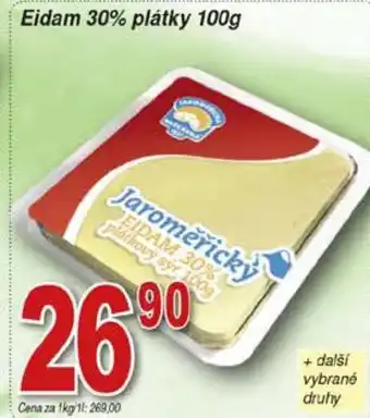 Hruška Eidam 30% plátky 100g nabídka