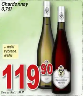 Hruška Chardonnay 0,75L nabídka