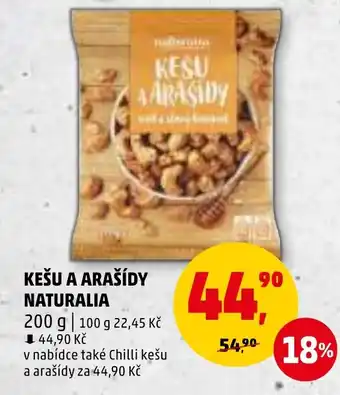 Penny Market KEŠU A ARAŠÍDY NATURALIA nabídka