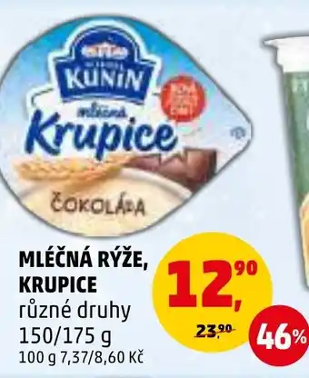 Penny Market MLÉČNÁ RÝŽE, KRUPICE nabídka