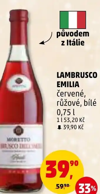 Penny Market LAMBRUSCO EMILIA nabídka