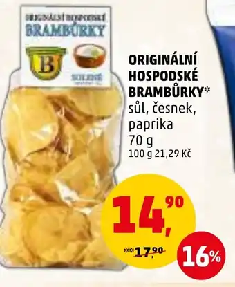 Penny Market ORIGINÁLNÍ HOSPODSKÉ BRAMBŮRKY nabídka